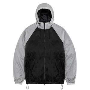 เสื้อแจ็คเก็ตกันลมแบบมีฮู้ด Healy Unisex สีสันตัดกัน แขนยาว ซิปหน้า น้ำหนักเบา สวมใส่สบาย เหมาะสำหรับฤดูใบไม้ร่วง มีกระเป๋าข้าง - Product Image 5