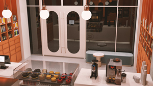 Custom Dessert Store Display Furniture Ice Cream Showcase Pastry Cabinet Sweets Counter Retail Turnkey Shopfitting - Product Image 5