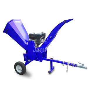 15 Hp 420cc Wood Chipper Drum Type 2 Sided Wood Chipper Blade 10 Ton Per Hour Wood Chipper