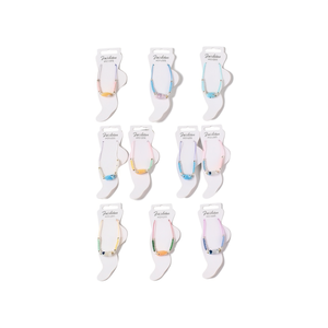 Chaîne de cheville en céramique colorée avec perles de riz, 2 couleurs, bijoux de mode pour femmes - Product Image 1