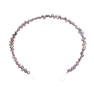 Collar de Perlas de Agua Dulce Naturales con Forma Barroca, de Tres a Siete Agujeros, de Doble Cara, Color Claro, Semiterminado, para DIY - Product Image 5