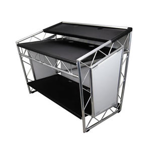 Sac de transport en aluminium pliable pour table de DJ portable à hauteur réglable certifié TUV pour les spectacles de scène en plein air événements musicaux - Product Image 6