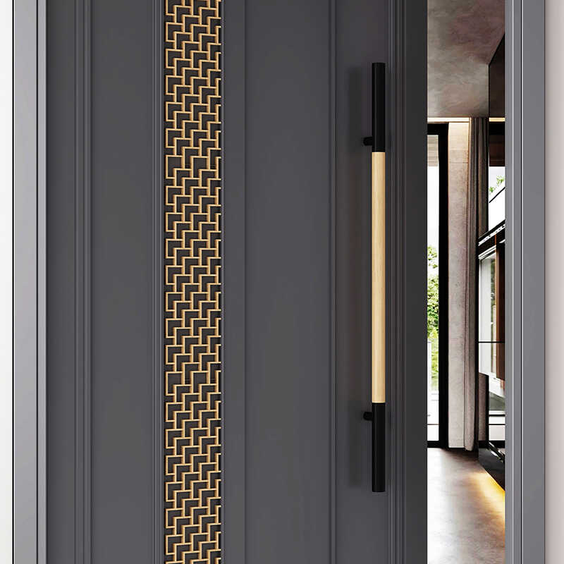 Noir mat + couleur bois