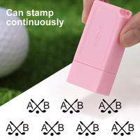 Sceau métallique personnalisé pour balle de golf, sceau de marquage de balle de golf avec logo et nom personnalisés, sceau de golfeur personnalisé remplissable et réutilisable