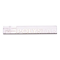 Autocollants de transfert de logo de marque en nickel électroformé ultra-mince, étiquettes métalliques autocollantes personnalisées pour le branding des ordinateurs portables