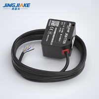 Sensor de reconocimiento de color de larga distancia, ajustable, rango de 0-500 mm, estándar de color, fotoeléctrico, interruptor 485, sensor de marca de color