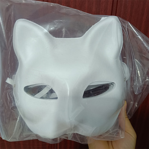 <span class=keywords><strong>Masque</strong></span> blanc en <span class=keywords><strong>papier</strong></span> pour chat, <span class=keywords><strong>masque</strong></span> <span class=keywords><strong>personnalisé</strong></span> pour Halloween - Product Image 4
