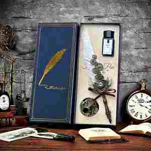 Coffret Cadeau Industrie Mécanique – Stylo Bille 0,7 mm en Métal Durable, Encre Noire, Nouveauté pour l'Écriture - Product Image 2