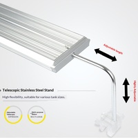 Support de lampe LED en alliage d'aluminium pour aquarium et bassin à plantes aquatiques, système d'éclairage économe en énergie pour plantes aquatiques