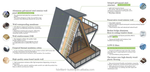Fornitura di Fabbrica, Vendita Calda, Casa Prefabbricata in Acciaio a Due Piani, Edificio per Uffici, <span class=keywords><strong>Bungalow</strong></span>, Struttura Leggera Modulare per Campeggio 5 - Product Image 5