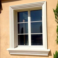 Fenêtre à battant triple vitrage acoustique contemporaine durable à trois chambres NFRC, à isolation thermique Low-E, pour l'urbanisme