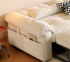 Nouveau Canapé-Lit Pliant et Extensible 2026 en Tissu Double Usage <span class=keywords><strong>pour</strong></span> Petits Salons et Chambres - Product Image 2