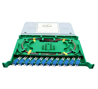 Plateau de connexion optique ODF à disque de fusion pour fibres optiques 12/24, avec pigtail LC UPC/APC/OM1/OM2/OM3/OM4