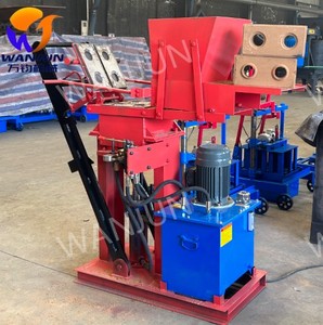 Máquina automática de ladrillos de arcilla eléctrica WJ 2-25 de bajo consumo de energía, extrusora al vacío con engranajes, para fabricación de bloques huecos - Product Image 6