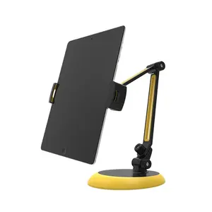 מתכוונן שולחן עבודה 10 אינץ tablet צג stand מחזיק, 360 תואר מהדק tablet מחזיק