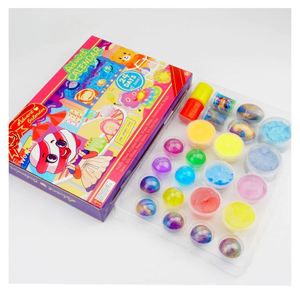 TOYSRUNNER 2022 Kit de slime sirène arc-en-ciel cristallin pour fabriquer des jouets anti-stress, slime géant parfumé pour enfants, Pâques - Product Image 6