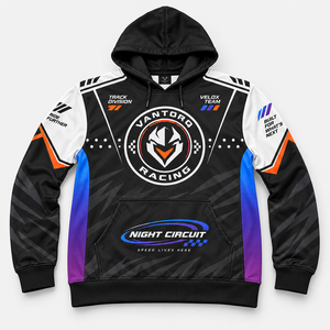 Sudadera Personalizada Sublimada para Equipo de Carreras, Uniforme de Automovilismo para Hombre y Mujer, con Número Impreso, Sudadera para Club Automovilístico o Día de Pista - Product Image 2