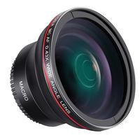 Objectif grand angle HD Neewer 52MM 0.43X, objectif macro pour prise de vue rapprochée, sans distorsion, haute définition numérique pour appareil photo reflex numérique