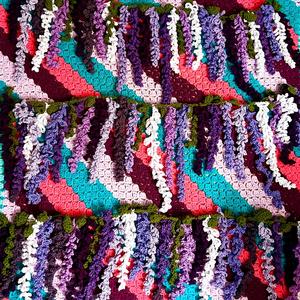 Set de regalo corporativo: Cortina de ganchillo hecha <span class=keywords><strong>a</strong></span> mano personalizada con diseño de glicinia, estilo Cottagecore caprichoso <span class=keywords><strong>para</strong></span> ventana, cortina decorativa <span class=keywords><strong>para</strong></span> puerta estilo Fairycore de longitud personalizada - Product Image 2