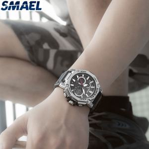 Reloj Deportivo Digital LED SMAEL 8047 para Hombre, Correa de Plástico, Resistente al Agua, Reloj de Cuarzo Digital de Moda para Hombre - Product Image 6