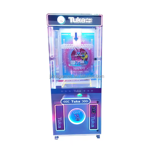 Máquina de Juego Arcade de Gancho con Monedas <span class=keywords><strong>Tuka</strong></span> de Fábrica, con Luz LED de Neón, para Parques de Atracciones y Centros de Juego - Product Image 1