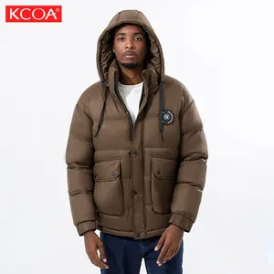 Encapuzado Heavy Designer Puff Casaco Acoplado Homens Oversized Down Bubble Men Puffer Jacket