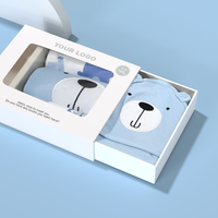 Boîte d'emballage personnalisée avec logo imprimé pour vêtements d'enfants, boîte de rangement pour costumes de dessins animés, boîte d'emballage pour chaussettes avec fenêtre