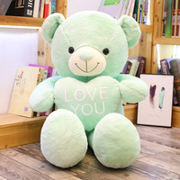 Grand ours en peluche Love You Teddy Doll Lovely Stuffed Bear Plush Toy Big Bear Holding Heart Stuffed Plush Toy