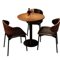 Ensemble de Mobilier Sur Mesure Moderne pour Café Commercial, Table et Chaises de Restaurant en Bois Stratifié Chêne pour Salons de Thé et Cafés