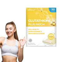 Patch transdermique au glutathion Hodaf, application ARM, certifié ISO//CE, taille et logo personnalisables, soin doux de la peau, bien-être quotidien