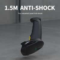 Escáner Automático de Códigos de Barras 2D con Soporte, Interfaz USB, Lector de Códigos QR, Resolución de 4mil, Distancia de Lectura de 10mm-600mm, para Inventario Móvil