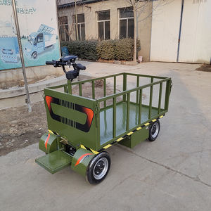 सुविधाजनक मल्टी-फंक्शनल थ्री-व्हील आयरन इलेक्ट्रिक फ्लैटबेड ट्रक लीड एसिड हैंडलिंग ऑर्चर्ड ट्रांसपोर्टर ट्रॉली - Product Image 1
