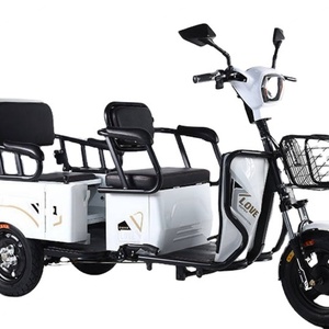 Triciclo Eléctrico de Carga de 3 Ruedas con Carrocería Abierta y 3 Velocidades, Precio de Fábrica, 48V 500W, Neumáticos Anchos, para Pasajeros - Product Image 4