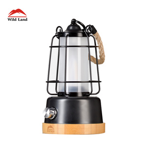 Lampe de camping d'extérieur à LED, batterie externe, lampe de tente, lanterne de jardin, ampoules, batterie 90 ABS, Wild Land Vintage Black IPX4 95 - Product Image 3