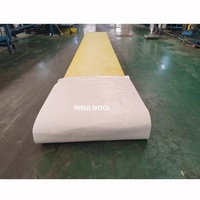 INSULWOOL Rouleau d'isolation en laine de verre au design moderne 24kg/m3, épaisseur 50mm, pour l'isolation thermique des toitures d'entrepôts