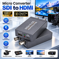 Convertisseur SDI vers HDMI, adaptateur de conversion vidéo micro HD SDI, entrée SDI, sortie HDMI pour caméra, moniteur