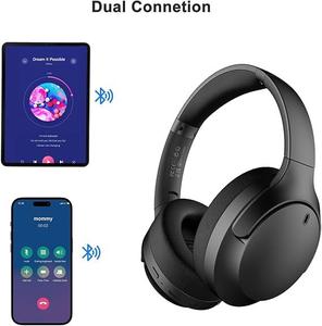 Casque audio LE Audio LC3 AURACAST Bluetooth 5.4 <span class=keywords><strong>Aptx</strong></span> Lossless/Adaptive/HD/LL pour TV et jeux, faible latence, entrée USB C/Aux - Product Image 3