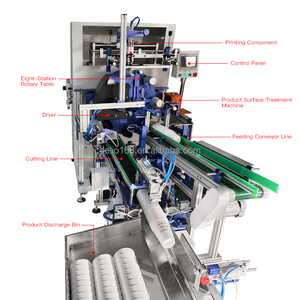 Impresora de Pantalla Automática de Alta Velocidad para la Industria del Vidrio, Vasos de Papel, Envases de PET y PP, Impresión a un Solo Color - Product Image 4