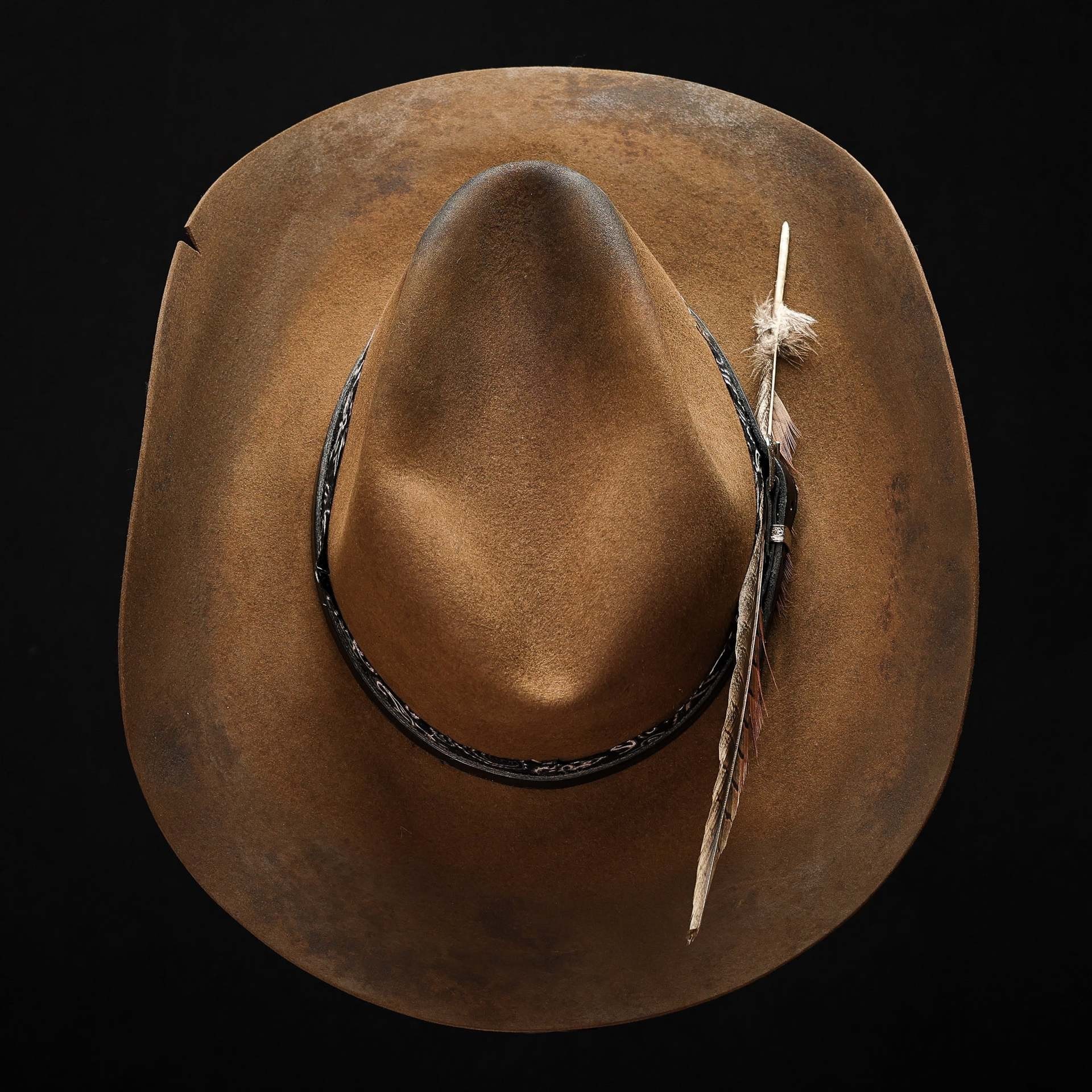 Fashion Mens Customized Retro Vintage Wool Felt Western  display picture 1