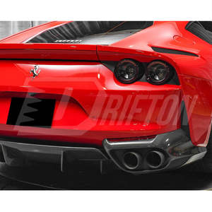 Juego de difusor trasero de fibra de carbono 812 para Ferrari 812 Superfast GTS 2017-2023 - Product Image 5