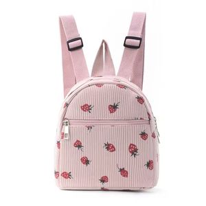 Mini vuông Crossbody Túi cho phụ nữ mới đến dâu tây-truyền mềm vải to sợi dễ thương thiết kế linh hoạt cho mùa hè trẻ em ba lô - Product Image 5