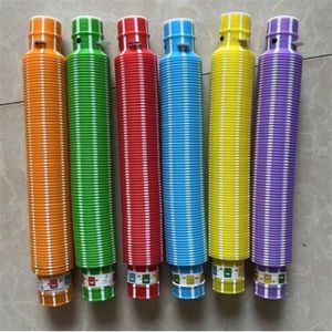 PopTube発光圧力緩和水パイプ、ストライプテレスコピック、光ストレッチ付きDIY LED玩具、圧力リリーフ - Product Image 2