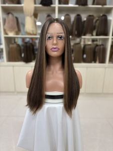 Perruques Lace Front en <span class=keywords><strong>Cheveux</strong></span> Humains Vierges Chinois Longs HD, Bonnet Transparent Respirant, Petites/Grandes Tailles, Aspect Naturel, <span class=keywords><strong>Sans</strong></span> Colle, Vente en Gros - Product Image 2