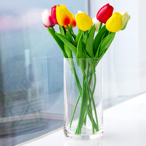 Lusso 70 80 <span class=keywords><strong>100</strong></span> <span class=keywords><strong>cm</strong></span> di altezza <span class=keywords><strong>vaso</strong></span> cilindrico in vetro trasparente per centrotavola decorazioni per matrimoni - Product Image 2