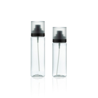 Flacon pulvérisateur à pompe PET 80-120 ml pour hydratation du visage, brume fine, avec emballage personnalisé