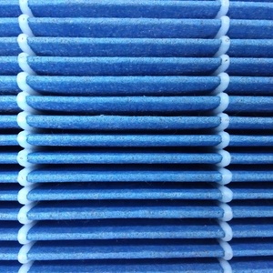 New <span class=keywords><strong>HEPA</strong></span> lọc H13 <span class=keywords><strong>H14</strong></span> Máy lọc không khí lọc các tông Khung bảng điều chỉnh xếp li sợi thủy tinh hiệu quả 99% 0.3m độ xốp - Product Image 2