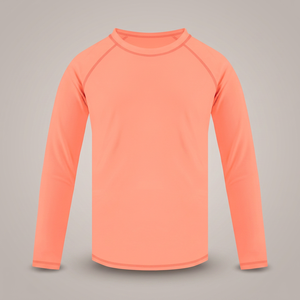 Children New <b>Long</b> <b>Sleeve</b> T Shirt Spring Base Layer <b>Undershirt</b> Slim Fit Coated Finish Trendy Ins Style UPF50+ 100% Polyester Top - Product Image 3