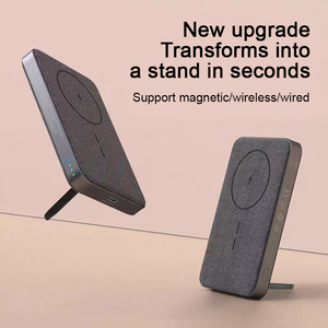 3 in 1 PD แท่นวางโทรศัพท์แบบพกพาชาร์จเร็วบางไร้สาย powerbank 10000mAh สีฟ้า Qi2ผอมสุดพาวเวอร์<span class=keywords><strong>แบ</strong></span>งค์แม่เหล็ก - Product Image 4