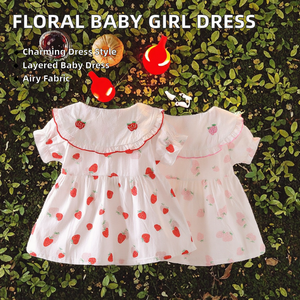 Vestidos de Princesa de Verano de Alta Calidad para Niñas de 0 a 2 Años, Lindo Vestido a Capas con Estampado de Puntos, Estilo Dulce para las Más Pequeñas - Product Image 2