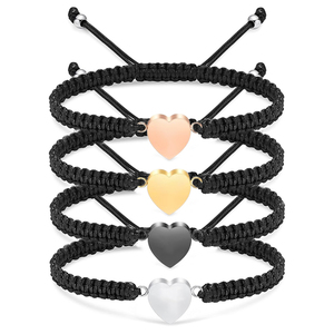 Bracelet urne <span class=keywords><strong>coeur</strong></span> pour cendres Bracelet de crémation pour cendres Bracelet de cendres commémoratif en acier inoxydable pour femmes bijoux de crémation - Product Image 1